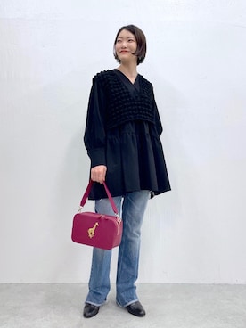 「イアパピヨネ」｜ear_yamadaさん（レディース・159cm）の秋コーディネート