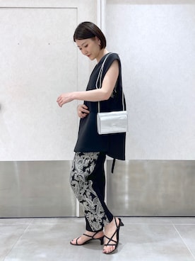 「イアパピヨネ」｜「アイテム（その他）」を使った、ear_yamadaさん（レディース・159cm）の春コーディネート