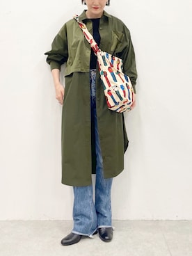 「イアパピヨネ」｜ear_yamadaさん（レディース・159cm）の秋コーディネート