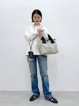 「イアパピヨネ」｜ear_yamadaさん（レディース・159cm）の春コーディネート
