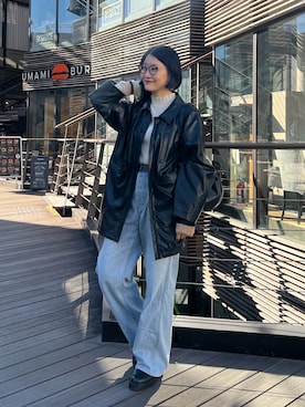 「Johnbull（ジョンブル）のアイテム」を使った、ear_yamadaさん（レディース・159cm）の冬コーディネート