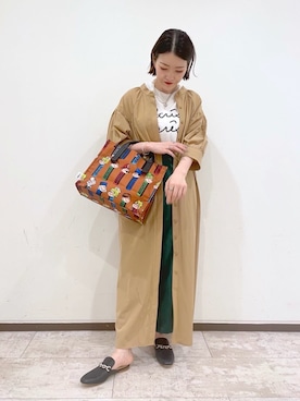 「イアパピヨネ」｜「アイテム（アクセサリー）」を使った、ear_yamadaさん（レディース・159cm）の春コーディネート