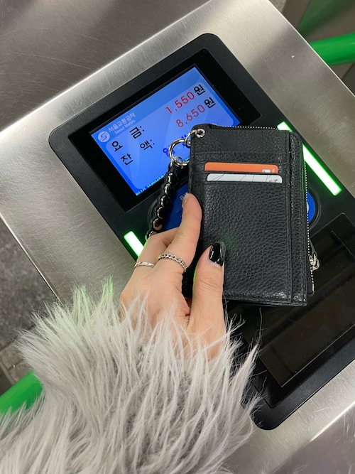 インフルエンサーほし企画】本革スタッズフラグメントケース（財布