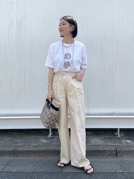 「イアパピヨネ」｜ear_yamadaさん（レディース・159cm）の春コーディネート