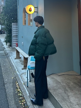 「ASCLO（エジュクロ）のアイテム（ジャケット/アウター）」を使った、Ryuto🕶さん（メンズ・178cm）の冬コーディネート