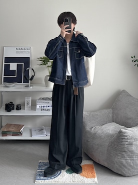 れおさん（メンズ・160cm）の秋コーディネート