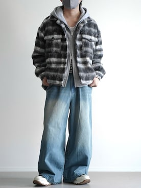 「アイテム（その他アウター）」を使った、れおさん（メンズ・160cm）の秋コーディネート