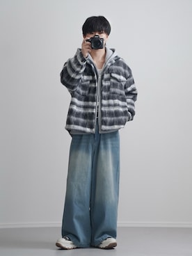 「アイテム（その他アウター）」を使った、れおさん（メンズ・160cm・20代）の冬コーディネート