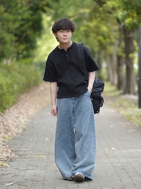 れおさん（メンズ・160cm）の春コーディネート