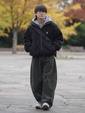 れおさん（メンズ・160cm）の秋コーディネート