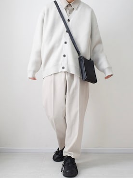 「act'm（アクトム）のアイテム（シューズ）」を使った、れおさん（メンズ・162cm）の冬コーディネート