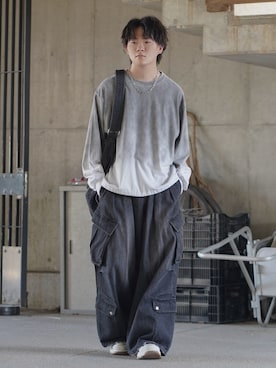 「CONVERSE（コンバース）のアイテム」を使った、れおさん（メンズ・160cm）の秋コーディネート
