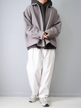 「RUUBON（ルーボン）のアイテム（その他パンツ）」を使った、れおさん（メンズ・161cm）の秋コーディネート