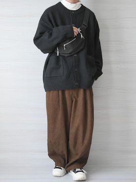 「melt.（メルト）のアイテム」を使った、れおさん（メンズ・161cm）の冬コーディネート