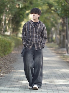 れおさん（メンズ・160cm）の春コーディネート