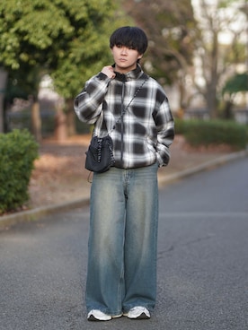 れおさん（メンズ・160cm）の春コーディネート