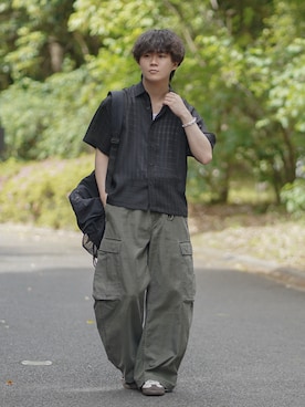 れおさん（メンズ・160cm）の春コーディネート