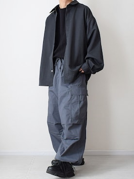 「act'm（アクトム）のアイテム（シューズ）」を使った、れおさん（メンズ・162cm）の冬コーディネート