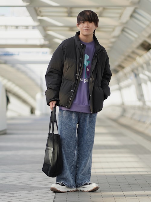 【RUUBON】padded volume ecodown jacket / パデッド ボリューム エコダウンジャケット