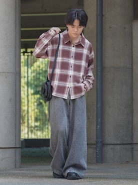 「アイテム（ショルダーバッグ）」を使った、れおさん（メンズ・160cm・20代）の夏コーディネート