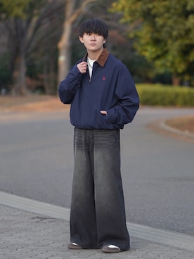 れおさん（メンズ・160cm）の冬コーディネート