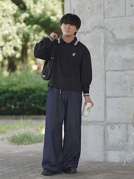 「ETELIO（エテリオ）のアイテム」を使った、れおさん（メンズ・160cm）の夏コーディネート