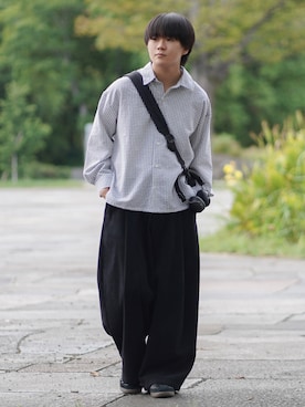 れおさん（メンズ・160cm）の秋コーディネート