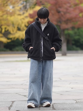 れおさん（メンズ・160cm）の秋コーディネート