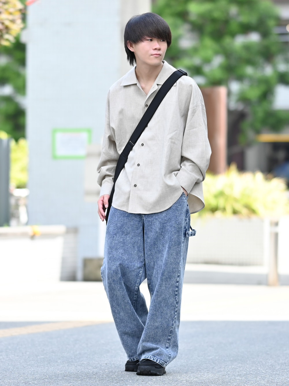 ADAMASTEのデニムパンツを使ったメンズ人気ファッションコーディネート ユーザー ISTA