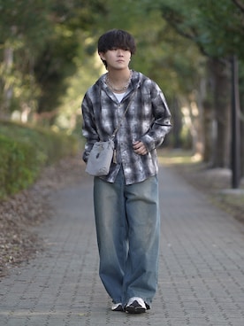「CPCM（シーピーシーエム）のアイテム」を使った、れおさん（メンズ・160cm）の春コーディネート