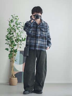 「アイテム（その他アウター）」を使った、れおさん（メンズ・160cm）の冬コーディネート