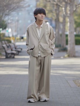 れおさん（メンズ・160cm）の春コーディネート