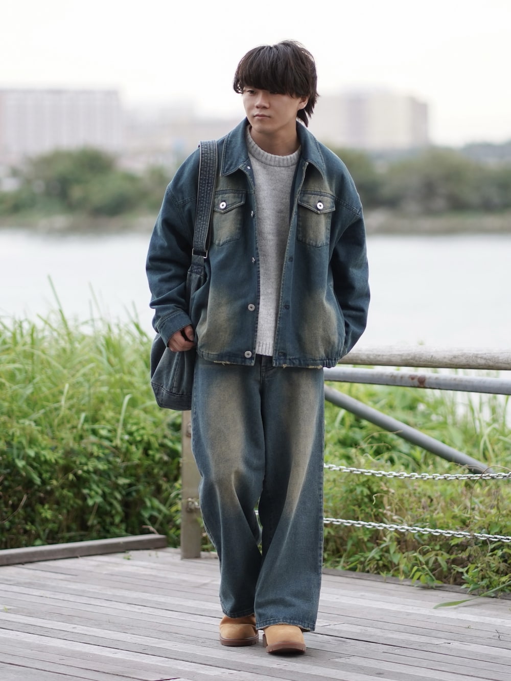 れお｜molkのデニムジャケットを使ったコーディネート - WEAR