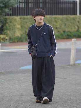 れおさん（メンズ・160cm）の春コーディネート