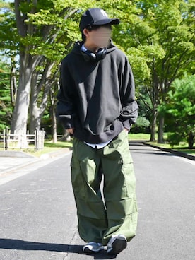 「ストリートカジュアル」｜「アイテム（その他）」を使った、れおさん（メンズ・161cm）の秋コーディネート