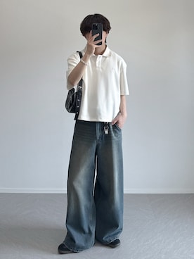 「adidas（アディダス）のアイテム」を使った、れおさん（メンズ・160cm）の春コーディネート