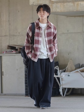 れおさん（メンズ・160cm）の秋コーディネート