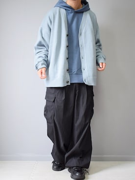 「act'm（アクトム）のアイテム（シューズ）」を使った、れおさん（メンズ・161cm）の秋コーディネート