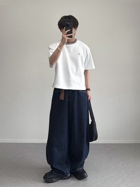 「CIAOPANIC TYPY（チャオパニックティピー）のアイテム」を使った、れおさん（メンズ・160cm）の夏コーディネート