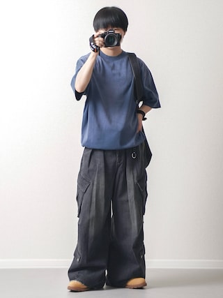 「Timberland（ティンバーランド）のTimberland ティンバーランド BASIC CHUKKA WP ベーシック チャッカ ウォータープルーフ A2QRG  ABC限定*WHEAT/N（ブーツ）」を使った、れおさん（メンズ・160cm）の夏コーディネート