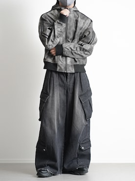 「アイテム（ブルゾン）」を使った、れおさん（メンズ・160cm・20代）の秋コーディネート