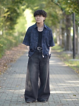 れおさん（メンズ・160cm・20代）の春コーディネート