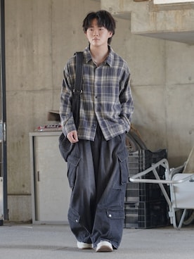 れおさん（メンズ・160cm）の秋コーディネート