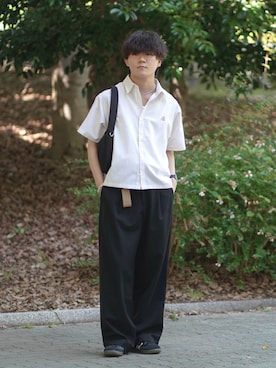 「CIAOPANIC TYPY（チャオパニックティピー）のアイテム」を使った、れおさん（メンズ・160cm）の夏コーディネート