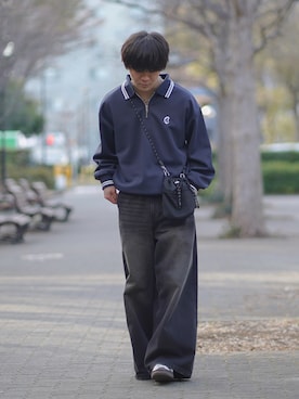 「CPCM（シーピーシーエム）のアイテム」を使った、れおさん（メンズ・160cm）の冬コーディネート