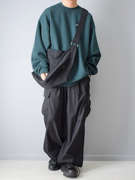 「act'm（アクトム）のアイテム（シューズ）」を使った、れおさん（メンズ・161cm）の秋コーディネート