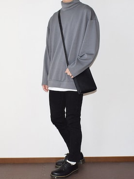 「KUUUPY（クーピー）のアイテム」を使った、れおさん（メンズ・162cm）の秋コーディネート