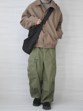 「CLEL（クレイル）のアイテム（シューズ）」を使った、れおさん（メンズ・161cm）の冬コーディネート