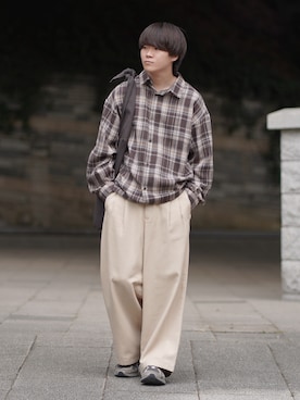 れおさん（メンズ・160cm）の秋コーディネート