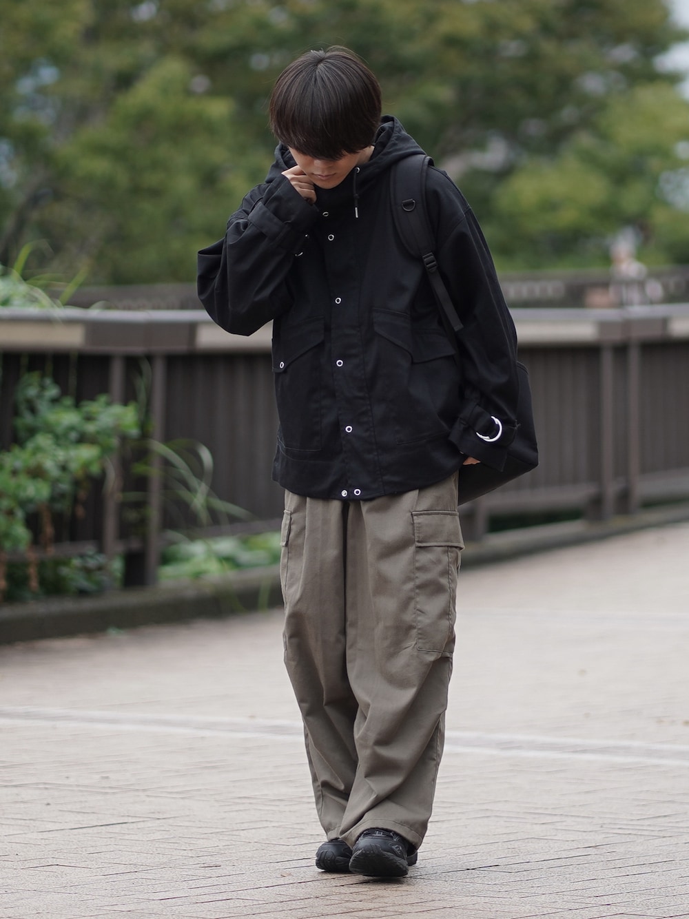 【CLEL】ミリタリーデザイン マウンテンパーカー セール】【CLEL】Military Design Mountain Parka/ミリタリーデザイン